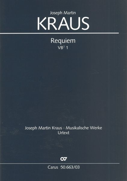 Requiem, Vb2 1 : For Soli SAB, Coro SATB, 2 Corni, 2 Violini, Viola E Organo.