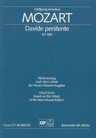 Davide Penitente, K. 469 : For Soli SST, Double SATB Chorus and Orchestra.