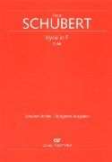 Kyrie In F Major, D 66 : For SATB and Organ.