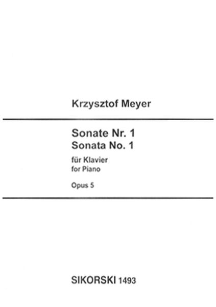 Sonata No. 1, Op. 5 : For Piano (1962).