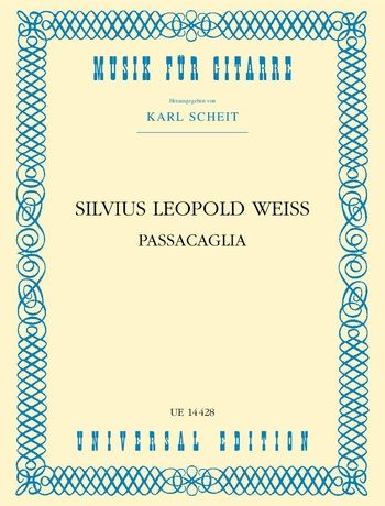 Passacaglia In D Major : For Guitar / arranged by Karl Scheit.