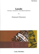 Laude - Chorale, Variations and Metamorphoses : For Band.