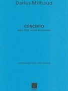 Conceto : For Flute, Violin and Orchestra - Piano reduction.