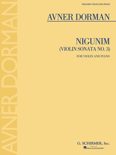 Nigunim (Violin Sonata No. 3) : For Violin and Piano.