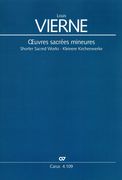 Oeuvres Sacrées Mineurs : Pour Choeur A Quatre Voix Mixtes Ou Soprano/Tenor Et Orgue.