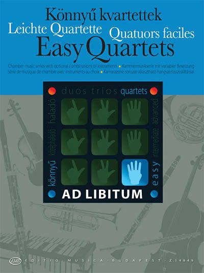 Easy Quartets / arranged by Laszlo Zempleni.