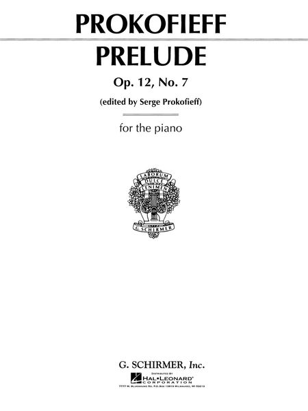 Prelude In C, Op. 12 No. 7 : For Piano.