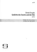 Gedichte Des Sturms und der Öde : Für Sopran, Flöte, Violine und Klavier (2012).