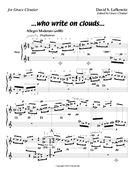 Who Writes On Clouds : For Solo Harp.