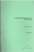 148 Equal Measures For 4 Instruments : For Indeterminate Ensemble.