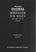 Serenade, Op. 44 : For Winds (1878) / edited by Frantisek Bartos.