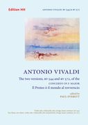 Concerto In F Major - Il Proteo O Il Mondo Al Rovverscio : The Two Versions, RV 544 and RV 572.