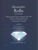 Divertimento In Fa Maggiore, Bi. 330 : Per Viola E Orchestra d'Archi / Piano Red. by K. Martinson.