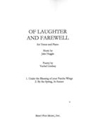 Of Laughter and Farewell : For Tenor and Piano (2013).