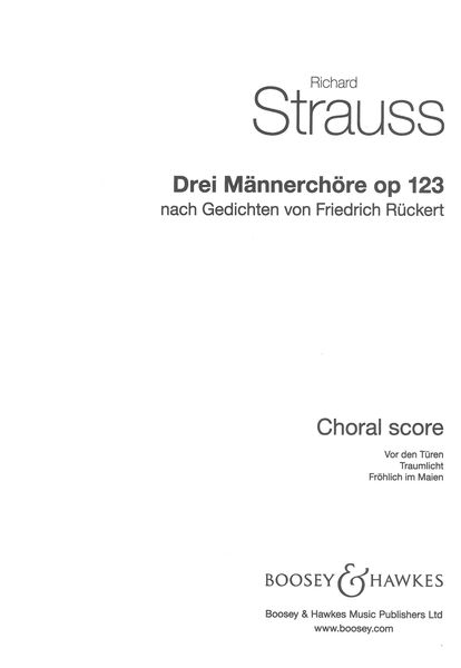 Drei Lieder, Op. 29 : For High Voice With Guitar Duo / arranged by Jonathan Barlow.