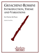 Introduction, Theme and Variations : For Clarinet and Piano / arranged by David Hite.