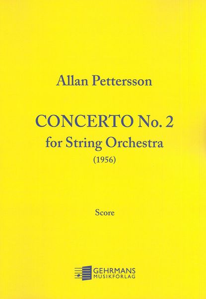 Concerto No. 2 : For String Orchestra (1956).