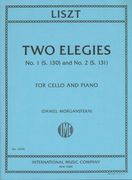 Two Elegies - No. 1 (S. 130) and No. 2 (S. 131) : For Cello and Piano / Ed. Daniel Morganstern.