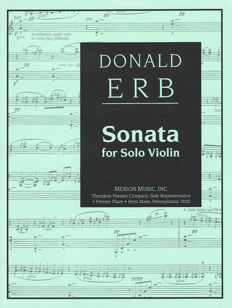 Sonata : For Solo Violin.