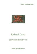 Salve Jesu Mater Vera / edited by Nick Sandon.