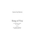 Song Of You : For SATB Choir A Cappella With 2 Clappers (2012-13).