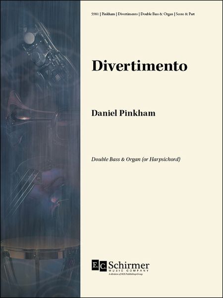 Divertimento : For Double Bass and Organ (Or Harpsichord) / Double Bass Part edited by Aaron Watson.