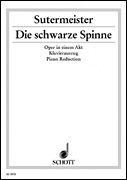 Schwarze Spinne.