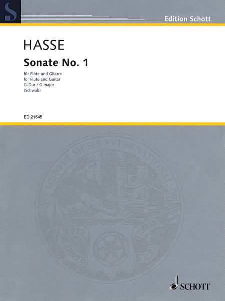 Sonate No. 1, G-Dur : Für Flöte und Gitarre / edited by Siegfried Schwab.