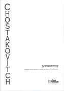 Concertino, Op. 94 (1953) : Pour Piano A 4 Mains / arranged by Dimitri Tchesnokov.