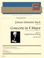 Concerto In F, BWV 1055 : For English Horn and Piano.