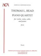 Piano Quartet : For Violin, Viola, Cello and Piano (2014).