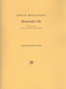 Remember Me : Music For Cello and Nineteen Players - Piano reduction (2013).