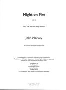 Night On Fire, From The Soul Has Many Motions : For Concert Band and Hand Drums (2013).