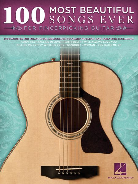 100 Most Beautiful Songs Ever : For Fingerpicking Guitar.