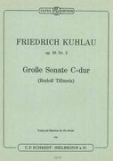 Grosse Sonate, Op. 83 Nr. 2 C-Dur : For Flute and Piano.