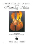 Kantaten-Arien, Band 3 : Für 2 Violinen / arranged by Mark Denemark.