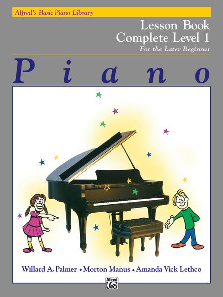 Alfred's Basic Piano Course : Lesson Book Complete 1 (1a/1b).