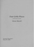 Four Little Pieces : For B Flat Clarinet and Marimba.