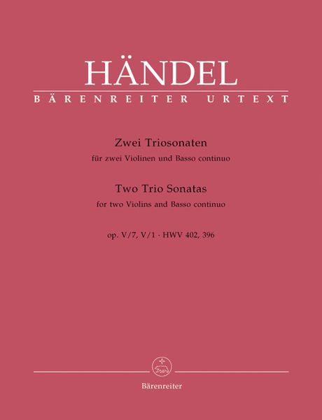 Zwei Triosonaten Aus Op. 5 : Für Zwei Violinen und Basso Continuo.