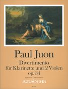 Divertimento, Op. 34 : Für Klarinette und 2 Violen / edited by Bernhard Päuler.