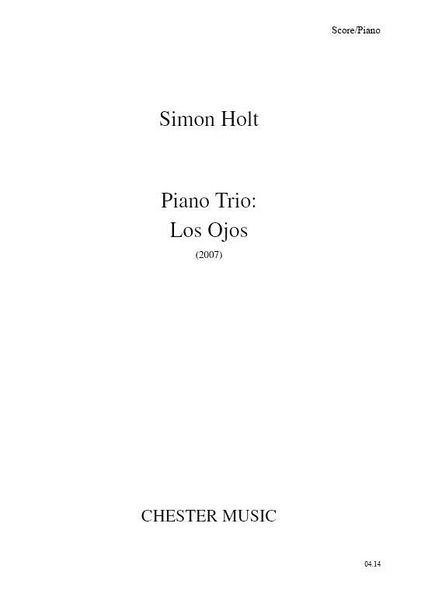 Piano Trio : Los Ojos (2007).