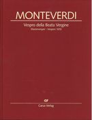 Vespro Della Beata Vergine : Vespers 1610, Sv 206 / edited by Uwe Wolf.