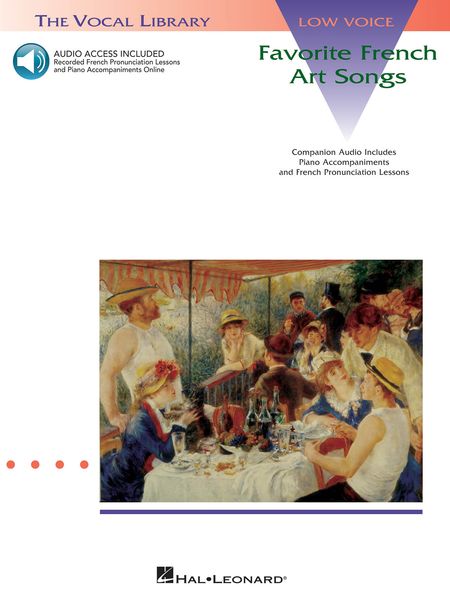 Favorite French Art Songs, Vol. 1 : For Low Voice and Piano.