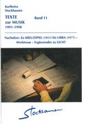 Texte Zur Musik 1991-1998, Band 11 / edited by Imke Misch.