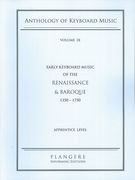 New Piano Anthology, Vol. 9 : Keyboard Music Of The Renaissance and Baroque - Apprentice.