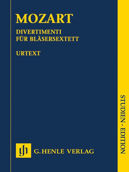 Divertimenti : For Wind Sextet / edited by Felix Loy.