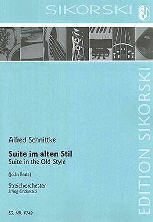 Suite In The Old Style : For String Orchestra / arranged by Jolan Berta.