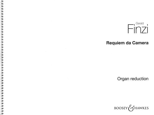Requiem Da Camera : For Baritone Solo and Small Chorus (Or SATB Soli) - Organ reduction.