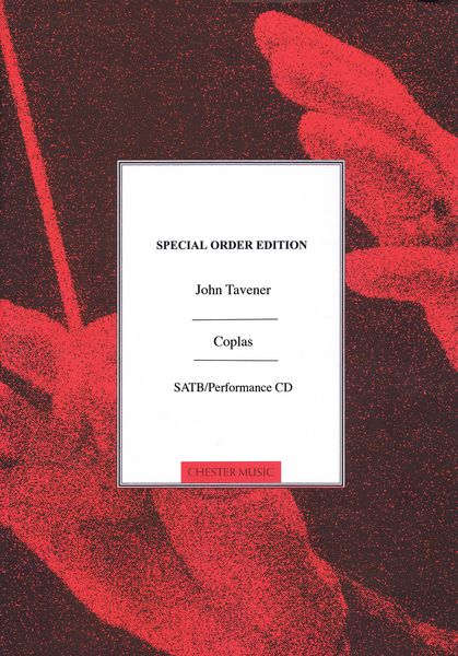 Coplas : For Chorus (SATB - 16 Voices), Soloists SATB, and Tape.