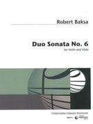 Duo Sonata No. 6 : For Violin and Viola (2014).